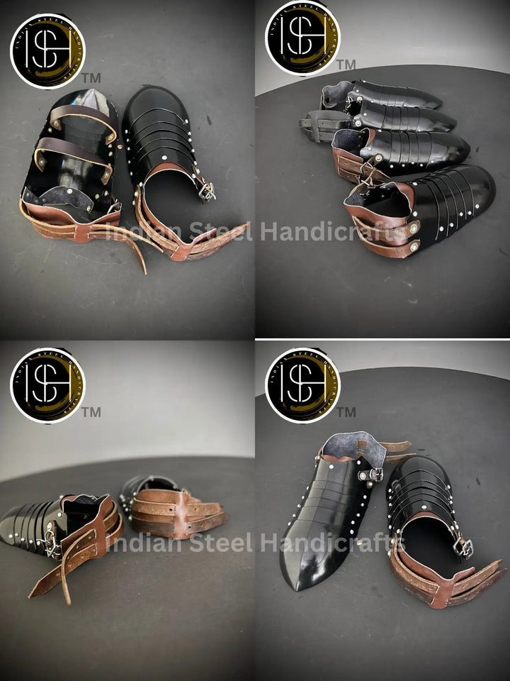 Medieval Knight Armor Sabaton, fantasy Larp costume, Cosplay Armor, SCA Armor, LARP Armor, Gift for him ISH Collection