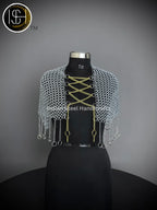 Chainmail Collar, Chainmail Jump Ring, Chainmail Neck Piece, Cosplay Costume, Chainmail Festival, Renaissance Faire Larp Gift. ISH Collection