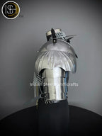 Knight Brave Female Armor, Gorget Pouldron Armor, Chaianmail Stylish top,Cosplay Armor, Sca Armor, Larp Armor, Gifts for Women. ISH Collection