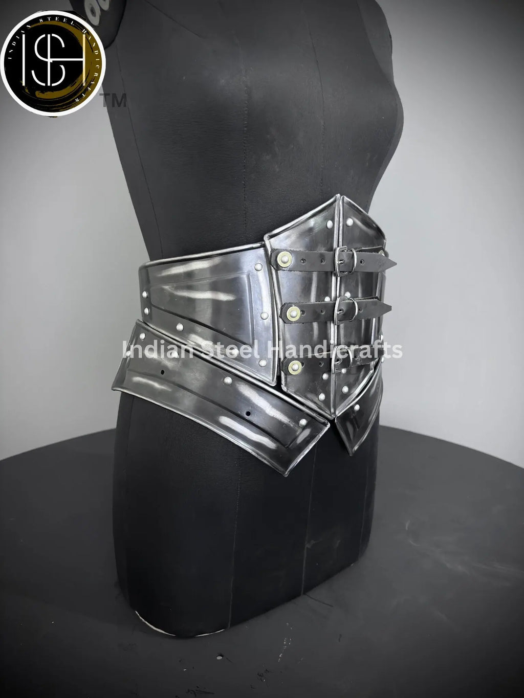 Medieval Steel Cuirass Armor: Women's Fantasy LARP Cosplay