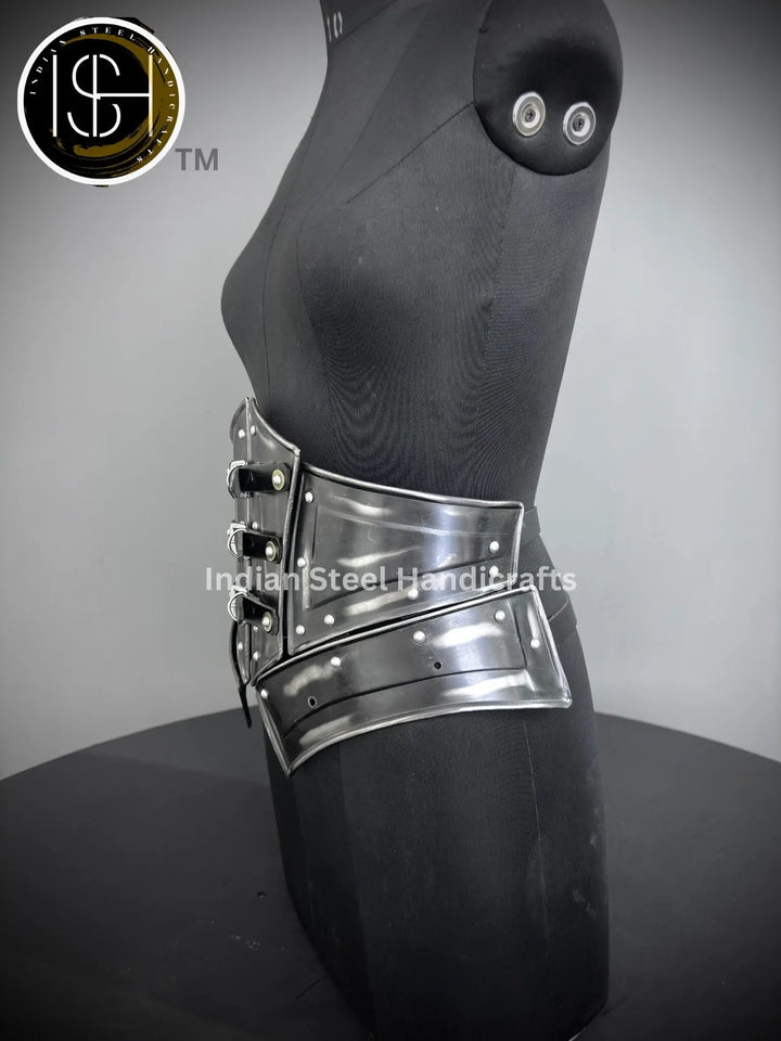 Medieval Steel Cuirass Armor: Women's Fantasy LARP Cosplay