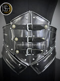 Medieval Steel Cuirass Armor: Women's Fantasy LARP Cosplay