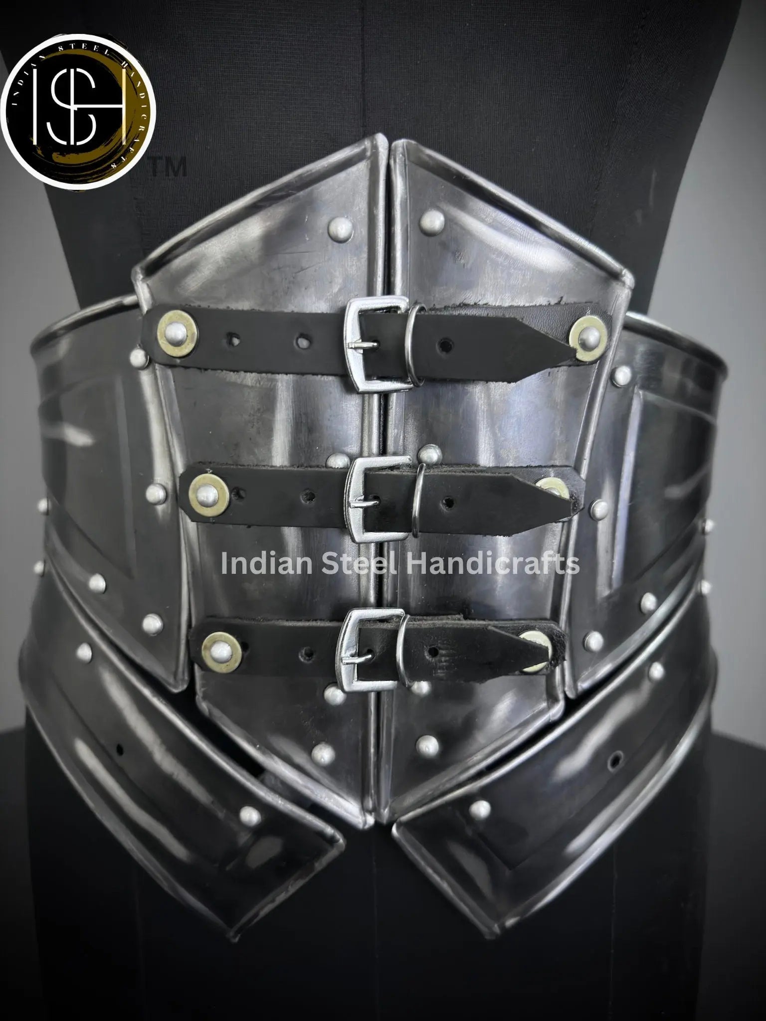 Medieval Steel Cuirass Armor: Women's Fantasy LARP Cosplay