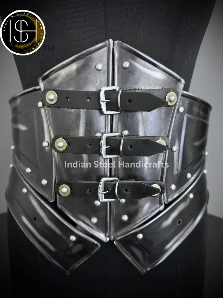 Medieval Steel Cuirass Armor: Women's Fantasy LARP Cosplay