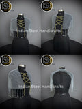 Knight Brave Female Armor, Gorget Pouldron Armor, Chaianmail Stylish top,Cosplay Armor, Sca Armor, Larp Armor, Gifts for Women. ISH Collection