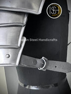 Medieval Knight Gorget&Pouldron Armor, Larp Armor Costume, Cosplay Armor, Sca Armor, Fantasy Armor, Gift for Men/women ISH Collection