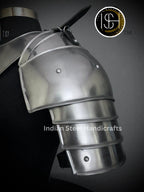 Medieval Knight Gorget&Pouldron Armor, Larp Armor Costume, Cosplay Armor, Sca Armor, Fantasy Armor, Gift for Men/women ISH Collection