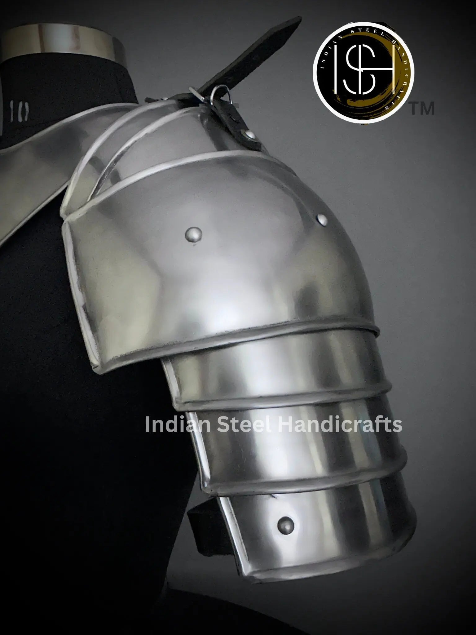 Medieval Knight Gorget&Pouldron Armor, Larp Armor Costume, Cosplay Armor, Sca Armor, Fantasy Armor, Gift for Men/women ISH Collection