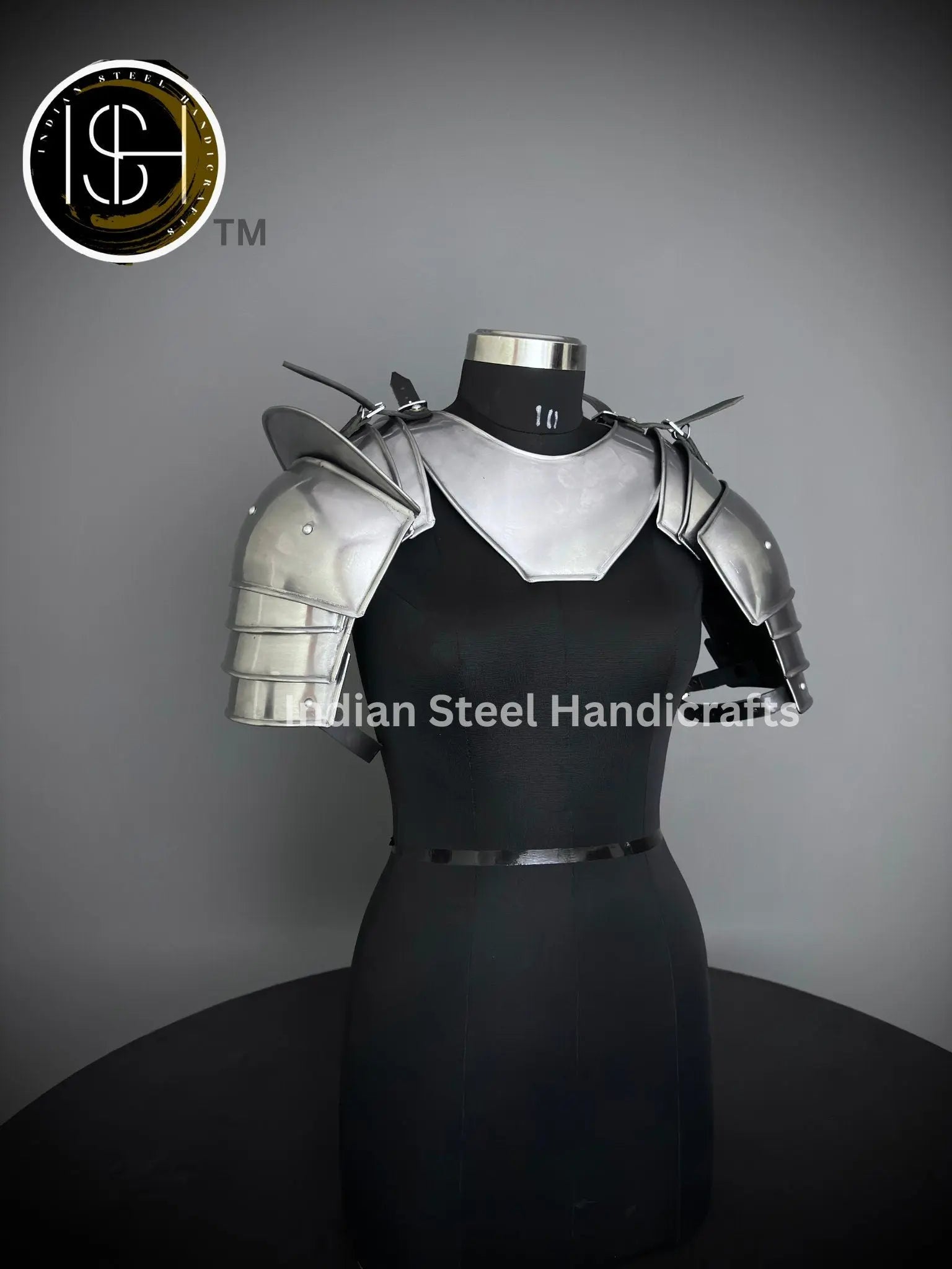 Medieval Knight Gorget&Pouldron Armor, Larp Armor Costume, Cosplay Armor, Sca Armor, Fantasy Armor, Gift for Men/women ISH Collection