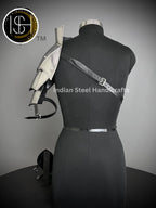 Handmade Steel Pauldron: Female Medieval LARP Armor
