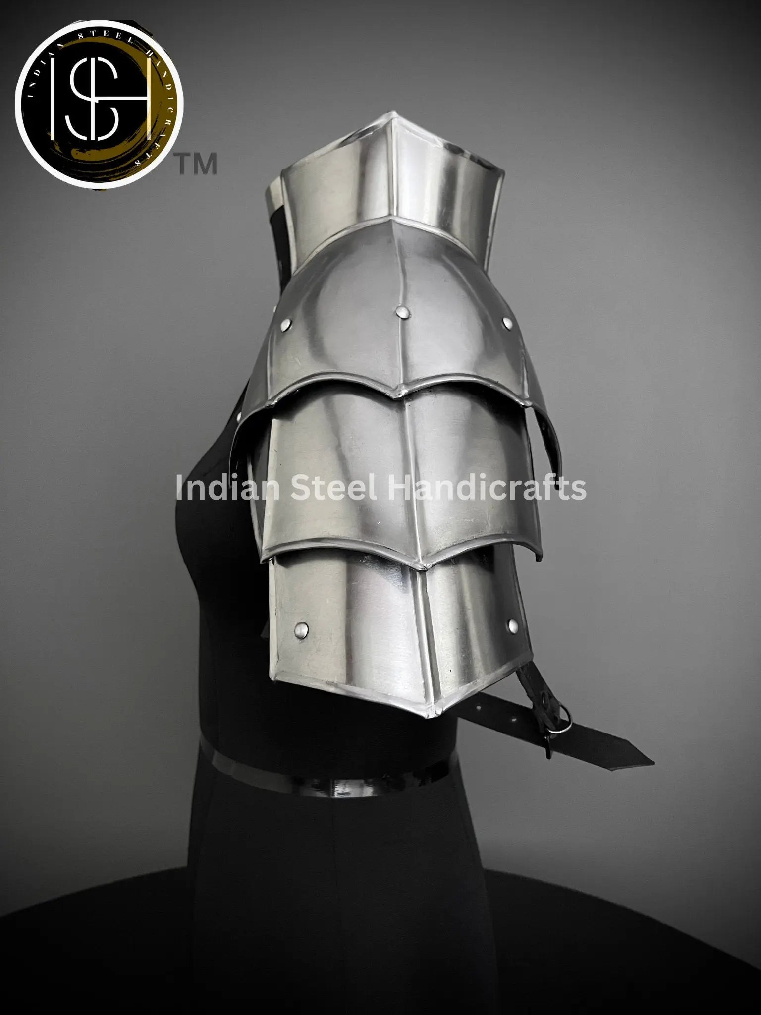 Medieval Knight Steel Shoulder & Bracer Armor: LARP Cosplay