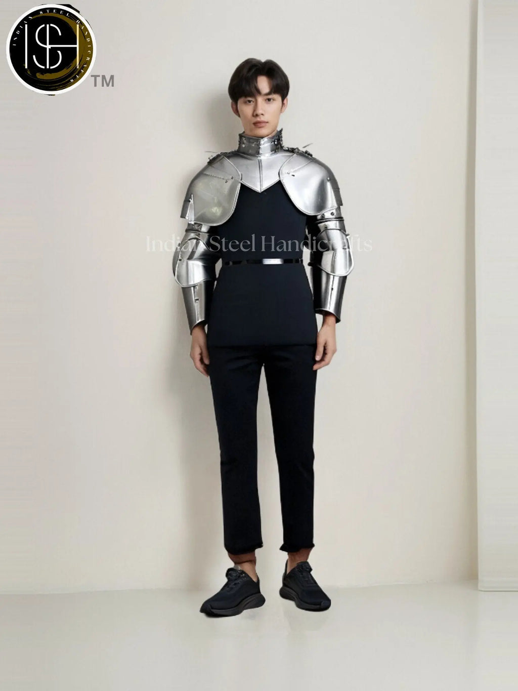 Medieval knight Armor, wearable Armor Costume, functional Armor, Sca, Cosplay, LARP Armor, Halloween gifts, Gift for men. ISH Collection