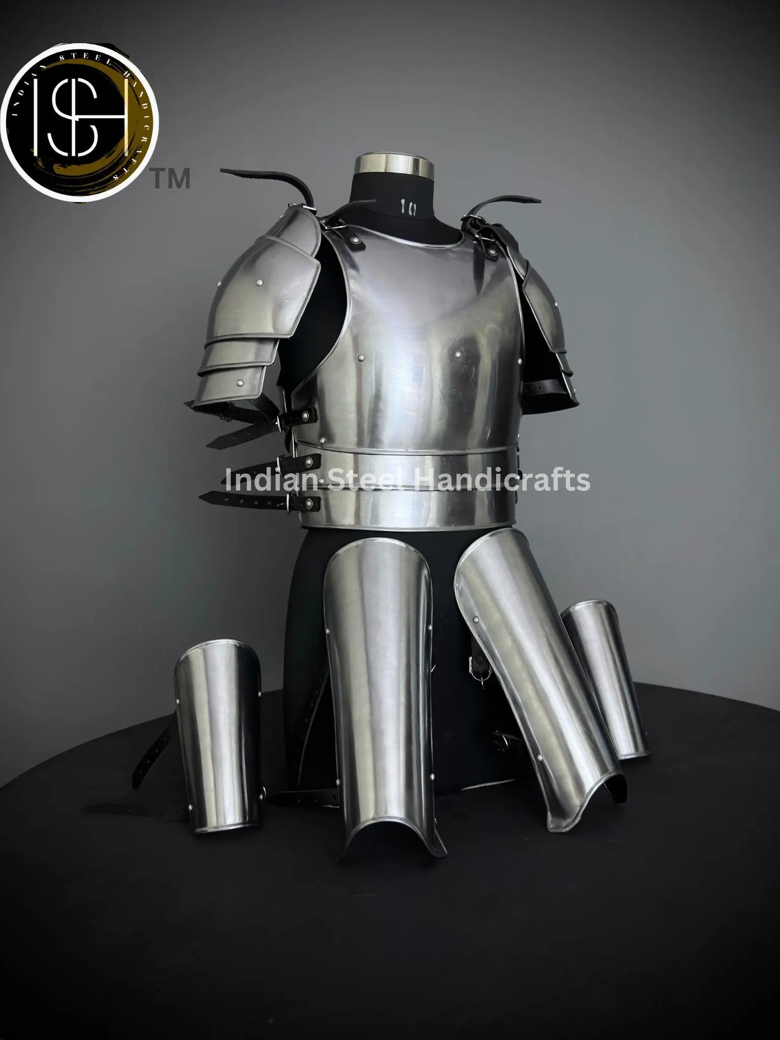 Steel Lady Knight Armor: Medieval LARP Cosplay Costume