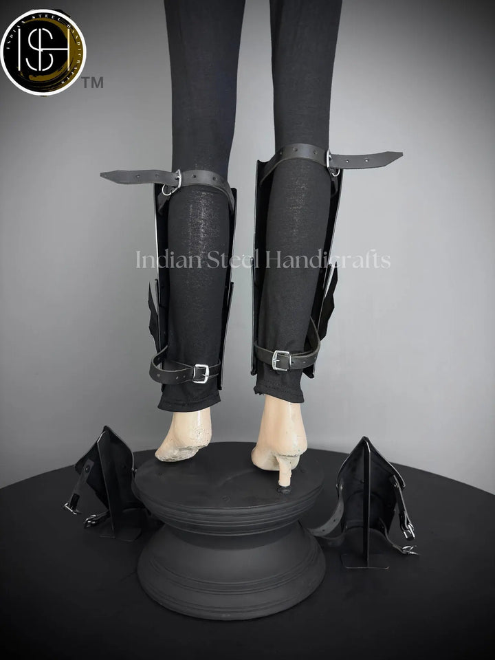 Medieval Knight leg Armor, Bracers Armor, Larp Armor, fantasy Armor Cosplay Armor, Sca Armor, Gift for Men/Women ISH Collection