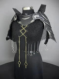 Medieval Armor, Knight Armor, Cosplay Armor, Sca Armor, Larp Armor, Fantasy Armor, Steel Armor, Female Armor, Lady Armor, Chainmail Armor, Gift For Girlfriend, Birthday Gift, Gift For Her, Gorget & Pauldron armor.