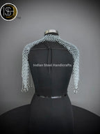 Chainmail Collar, Chainmail Jump Ring, Chainmail Neck Piece, Cosplay Costume, Chainmail Festival, Renaissance Faire Larp Gift. ISH Collection