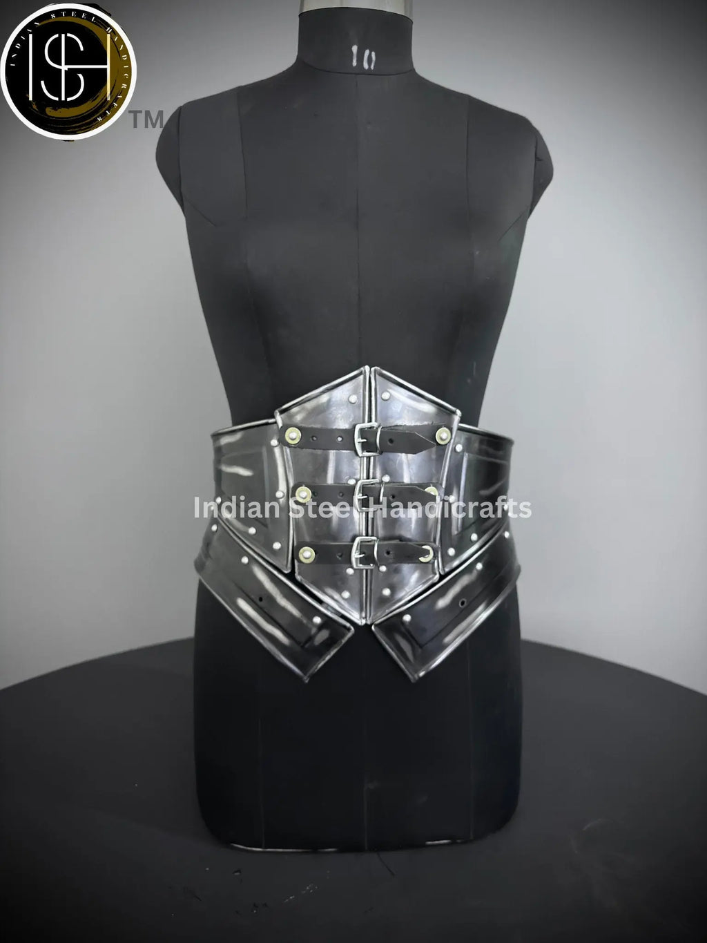 Medieval Steel Cuirass Armor: Women's Fantasy LARP Cosplay