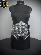Medieval Steel Cuirass Armor: Women's Fantasy LARP Cosplay