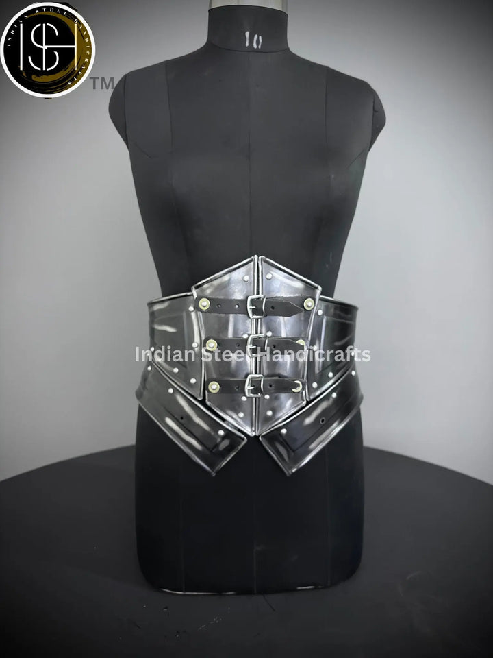 Medieval Steel Cuirass Armor: Women's Fantasy LARP Cosplay