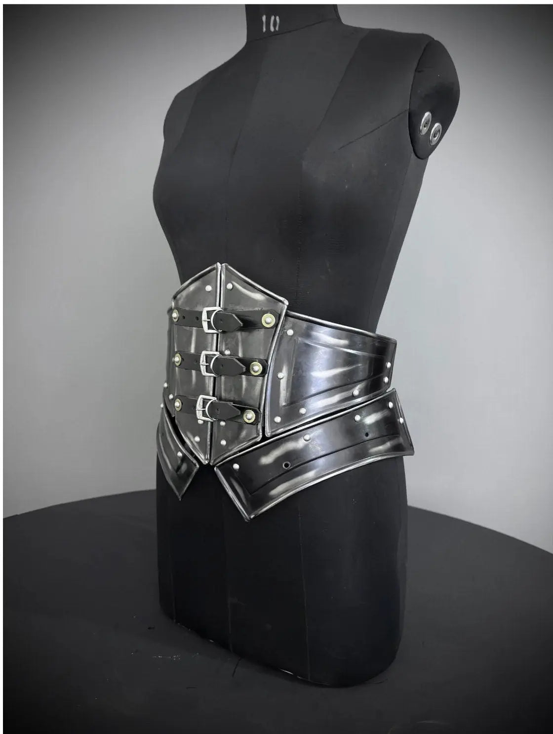 Medieval Steel Cuirass Armor: Women's Fantasy LARP Cosplay