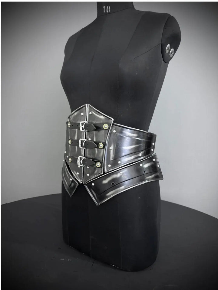 Medieval Steel Cuirass Armor: Women's Fantasy LARP Cosplay