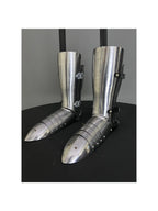 Medieval Knight leg Guard, Sabaton Armor, Larp Armor, Cosplay Armor, functional Armor, Sca Armor, Larp, Gift Item. ISH Collection