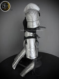 Brave Lady Medieval Armor Set: 20 Gauge Steel, Cosplay LARP Costume