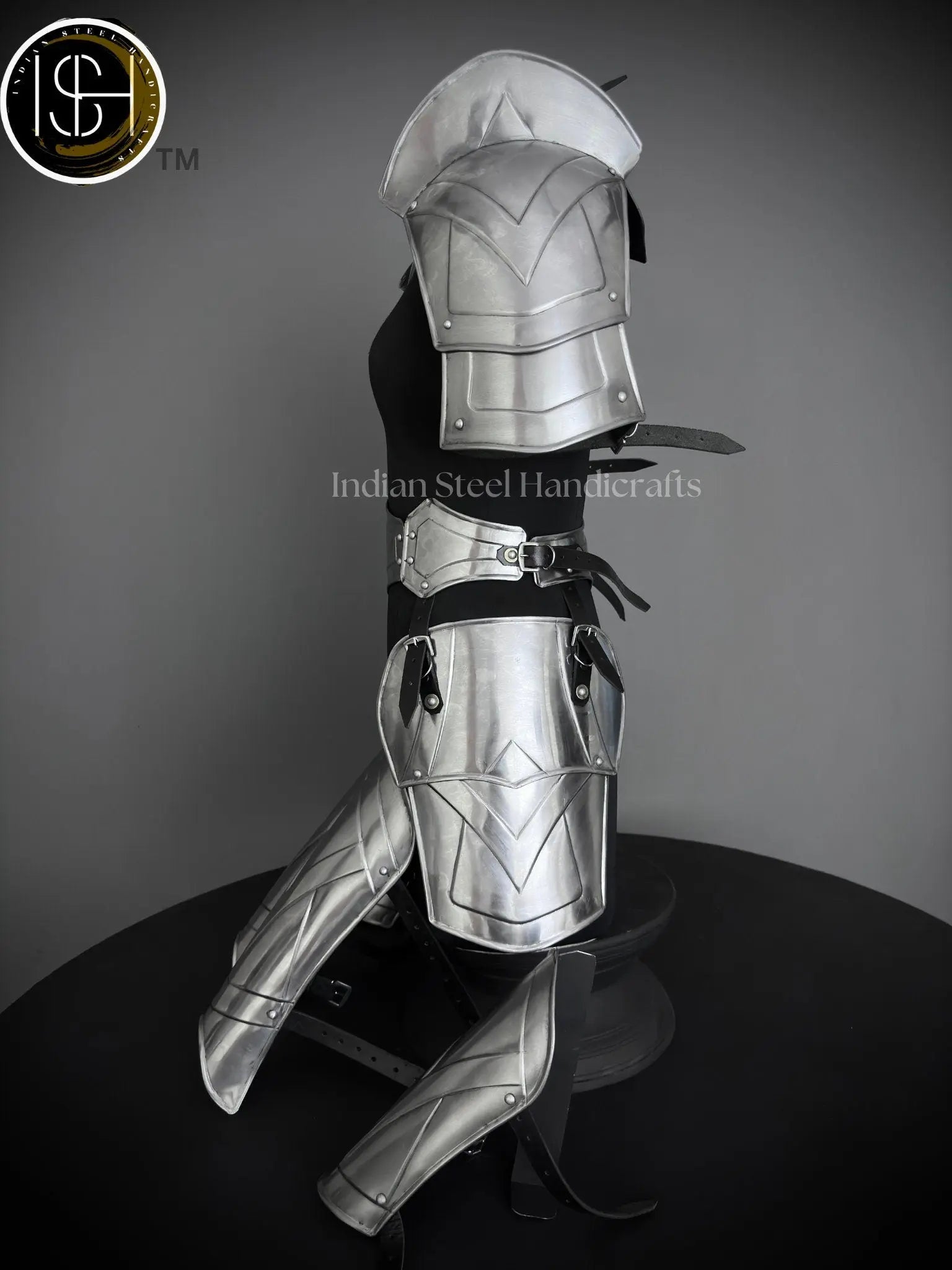 Brave Lady Medieval Armor Set: 20 Gauge Steel, Cosplay LARP Costume