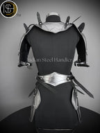 Brave Lady Medieval Armor Set: 20 Gauge Steel, Cosplay LARP Costume