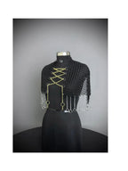 Chainmail Collar, Chainmail Jump Ring, Chainmail Neck Piece, Cosplay Costume, Chainmail Festival, Renaissance Faire Larp Gift. ISH Collection