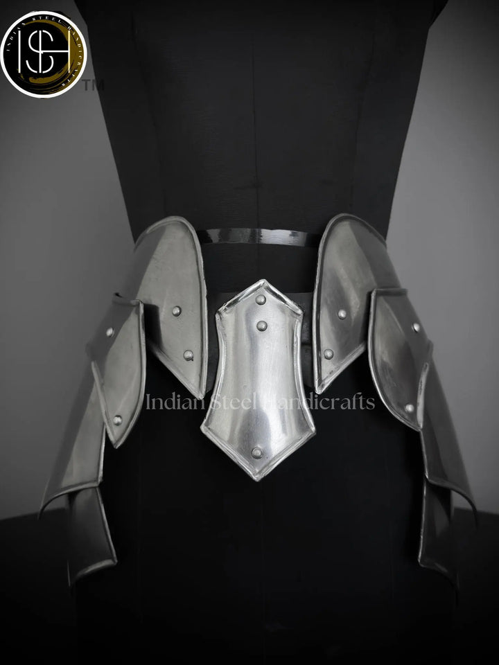 Steel Lady Armor: Medieval Knight Belt Costume - SCA LARP Cosplay