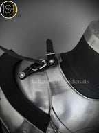 Medieval Knight Gorget&Pouldron Armor, Larp Armor Costume, Cosplay Armor, Sca Armor, Fantasy Armor, Gift for Men/women ISH Collection