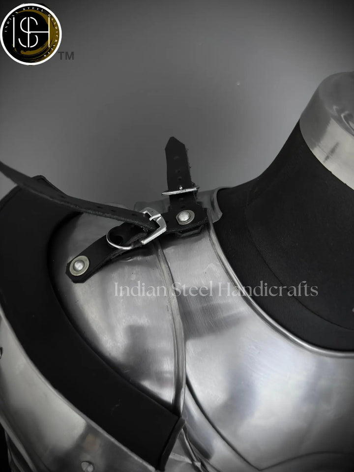 Medieval Knight Gorget&Pouldron Armor, Larp Armor Costume, Cosplay Armor, Sca Armor, Fantasy Armor, Gift for Men/women ISH Collection