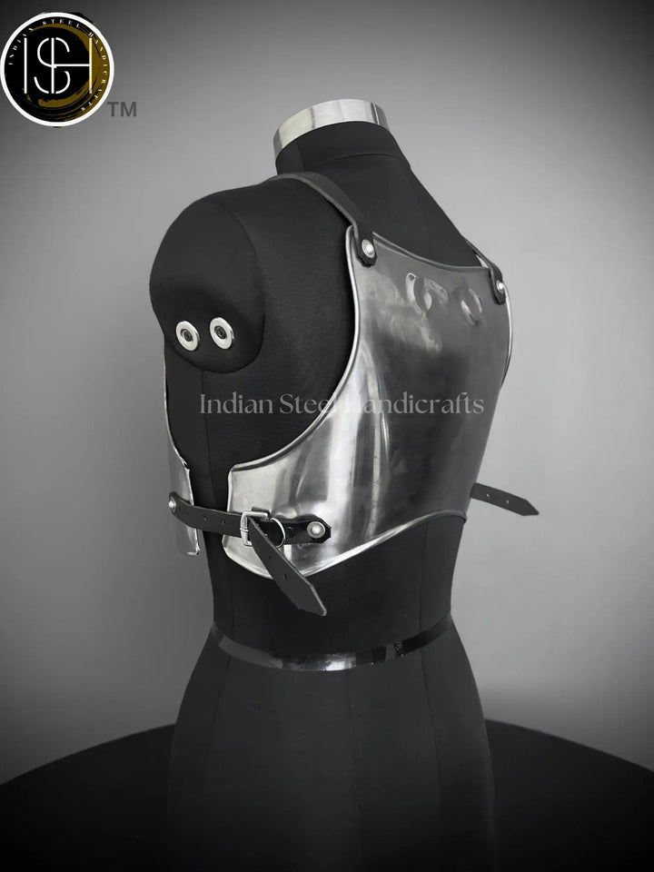 Steel Lady Cuirass Armor: Medieval Knight Cosplay - LARP SCA