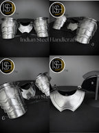 Medieval Knight Gorget&Pouldron Armor, fantasy Costume, Cosplay Armor, Sca Armor, Larp Armor, Gifts for Men/Woemen ISH Collection
