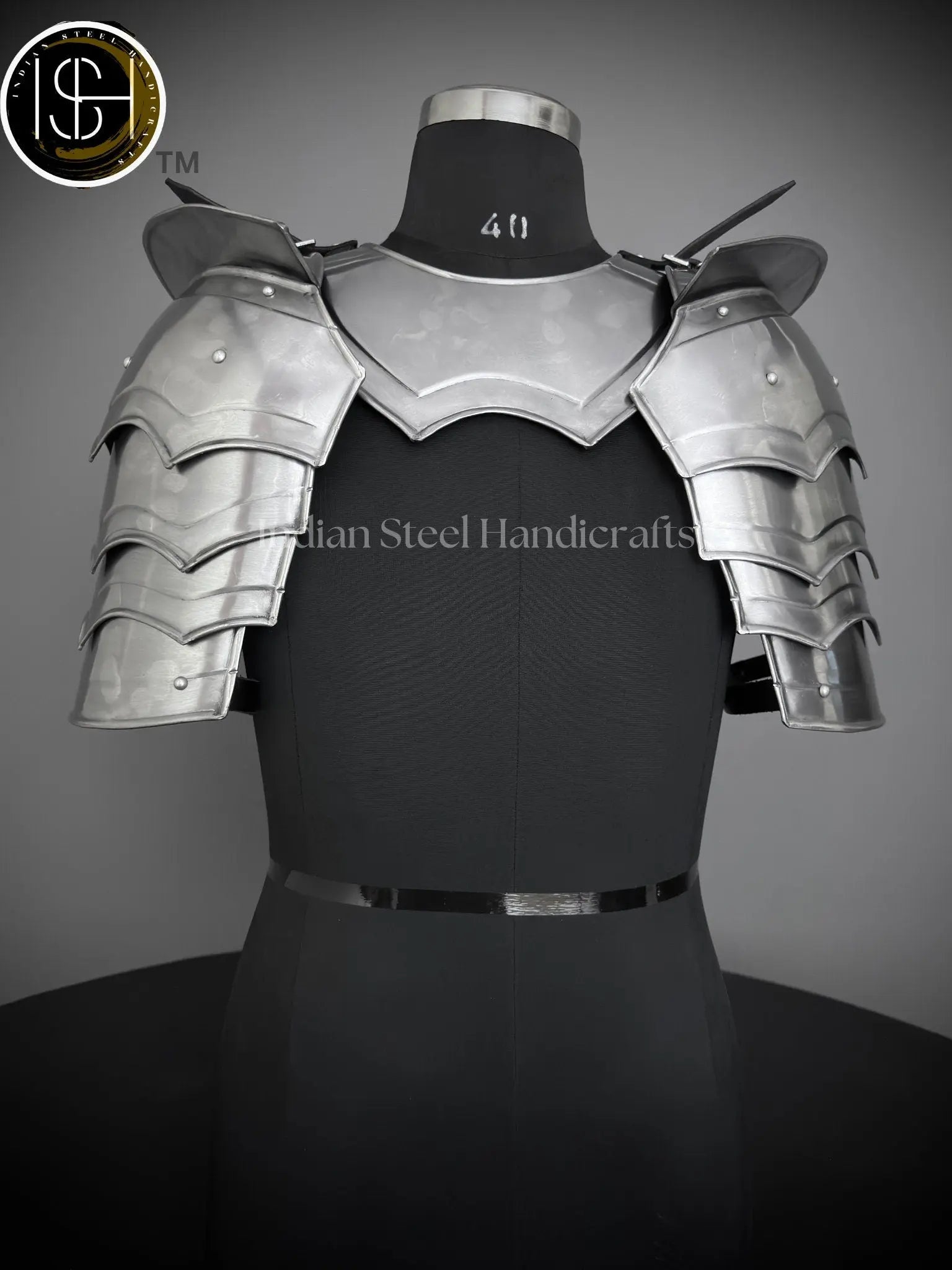 Medieval Knight Gorget&Pouldron Armor, fantasy Costume, Cosplay Armor, Sca Armor, Larp Armor, Gifts for Men/Woemen ISH Collection