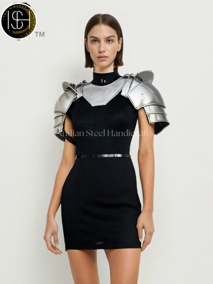 Knight Brave Male Armor, Gorget Pouldron Armor,Cosplay Armor, Sca Armor, Larp Armor, Gifts for MEN/ Women. ISH Collection