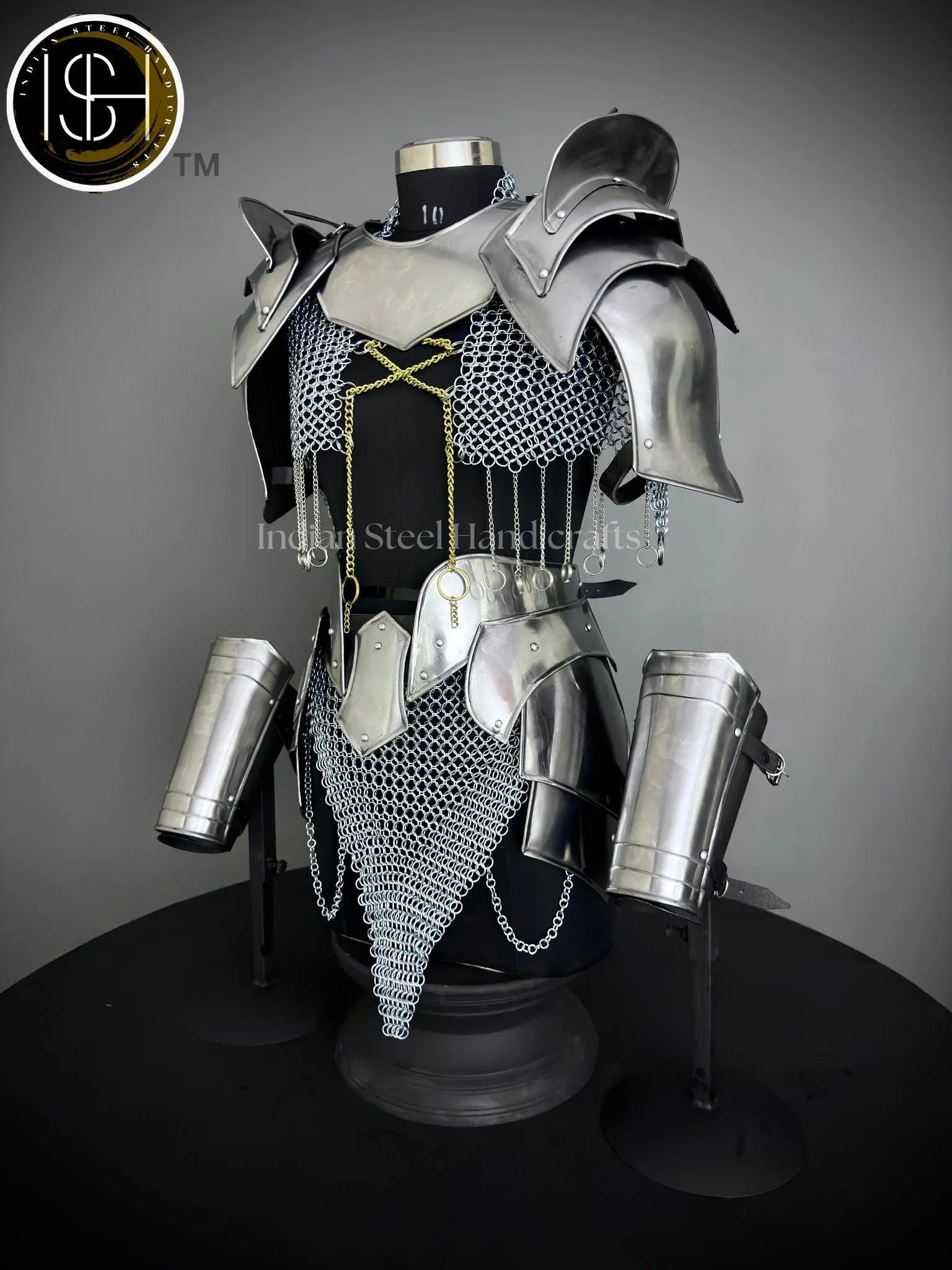 Medieval Knight Cuirass Armor: Steel SCA LARP Cosplay Costume