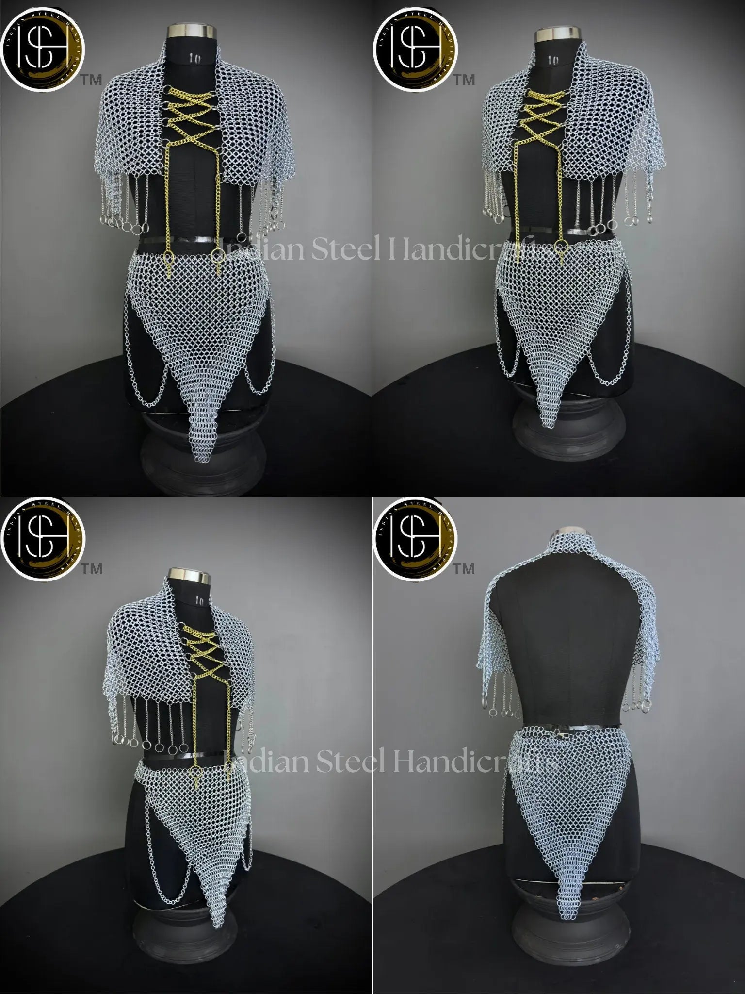 Medieval Knight Cuirass Armor: Steel SCA LARP Cosplay Costume