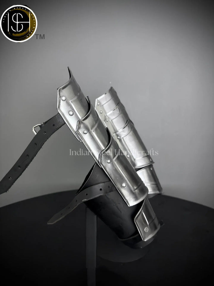 Medieval Knight Arm Bracers, Larp armor, fantasy costume, Cosplay Armor, Sca Armor, gift for men/women ISH Collection