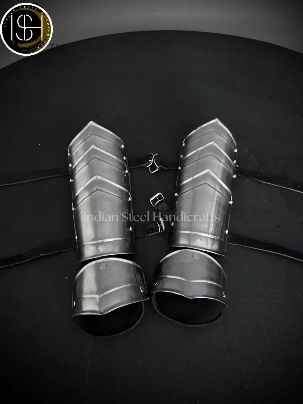 Medieval Knight Arm Bracers, Larp armor, fantasy costume, Cosplay Armor, Sca Armor, gift for men/women ISH Collection