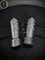 Medieval Knight Arm Bracers, Larp armor, fantasy costume, Cosplay Armor, Sca Armor, gift for men/women ISH Collection