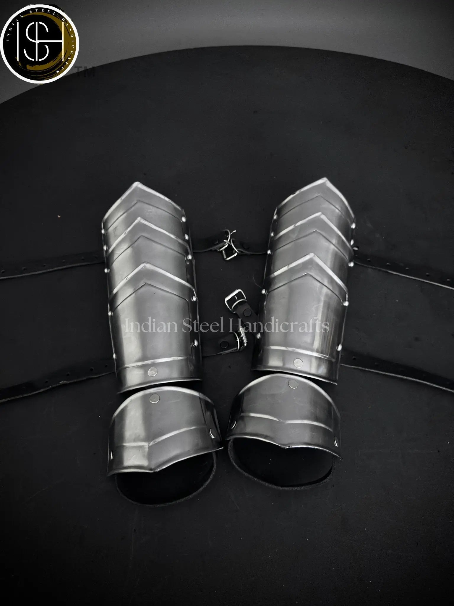 Medieval Knight Arm Bracers, Larp armor, fantasy costume, Cosplay Armor, Sca Armor, gift for men/women ISH Collection