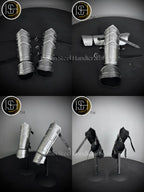 Medieval Knight Arm Bracers, Larp armor, fantasy costume, Cosplay Armor, Sca Armor, gift for men/women ISH Collection