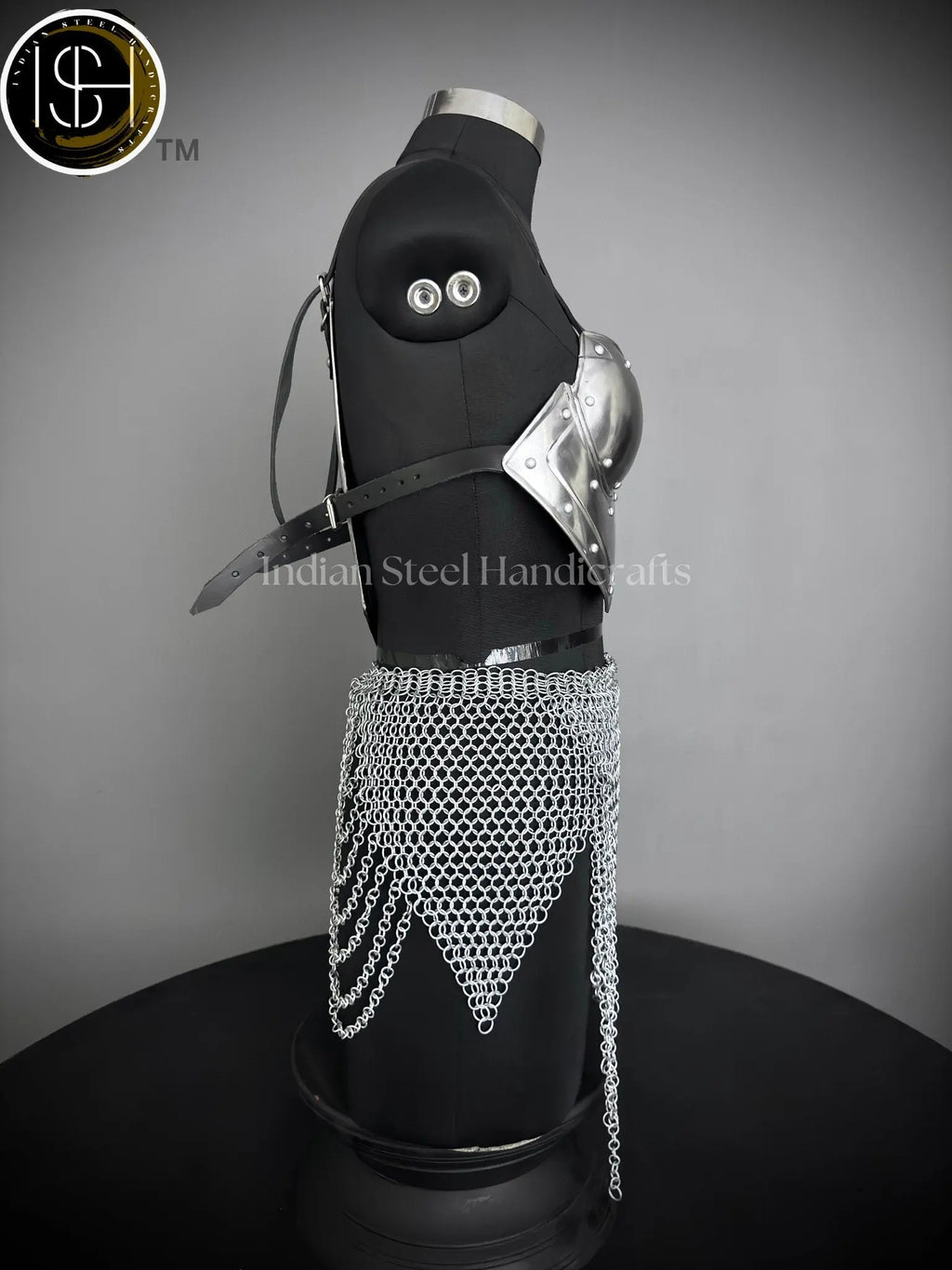 Ancient Knight Lady Armor,chest Armor, Chainmail Skirt Female  Armor Costume, Cosplay Armor, Larp Armor, Sca Armor, Gift for Men/Women. ISH Collection