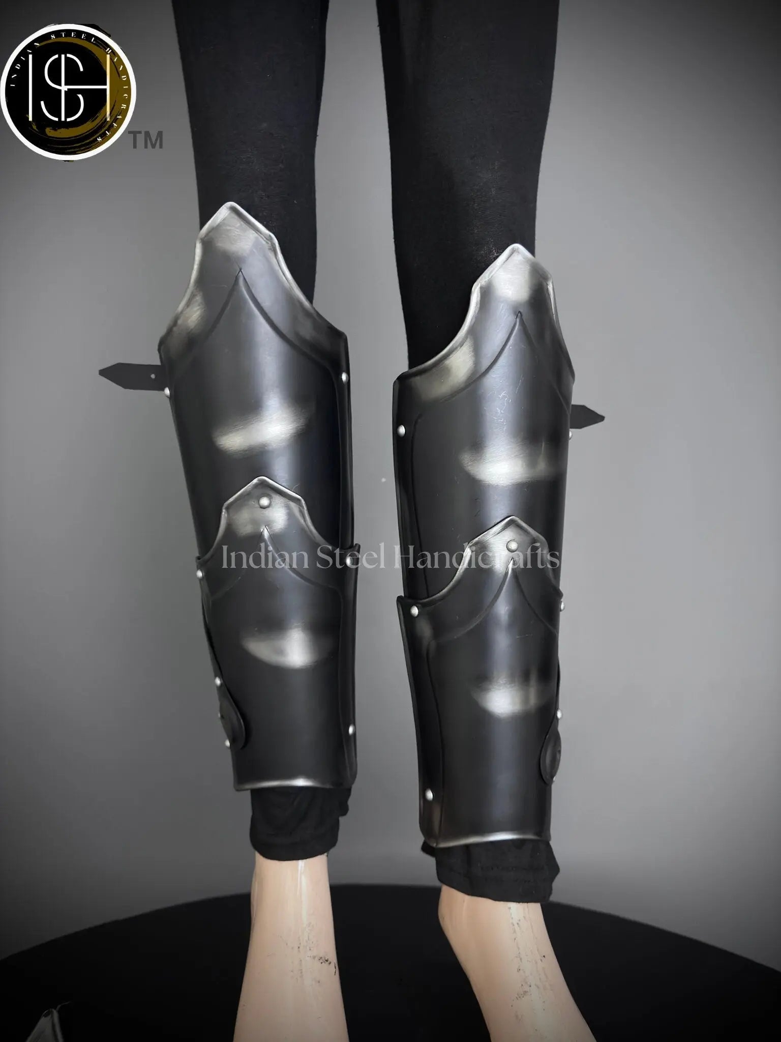 Medieval Knight leg Armor, Bracers Armor, Larp Armor, fantasy Armor Cosplay Armor, Sca Armor, Gift for Men/Women ISH Collection