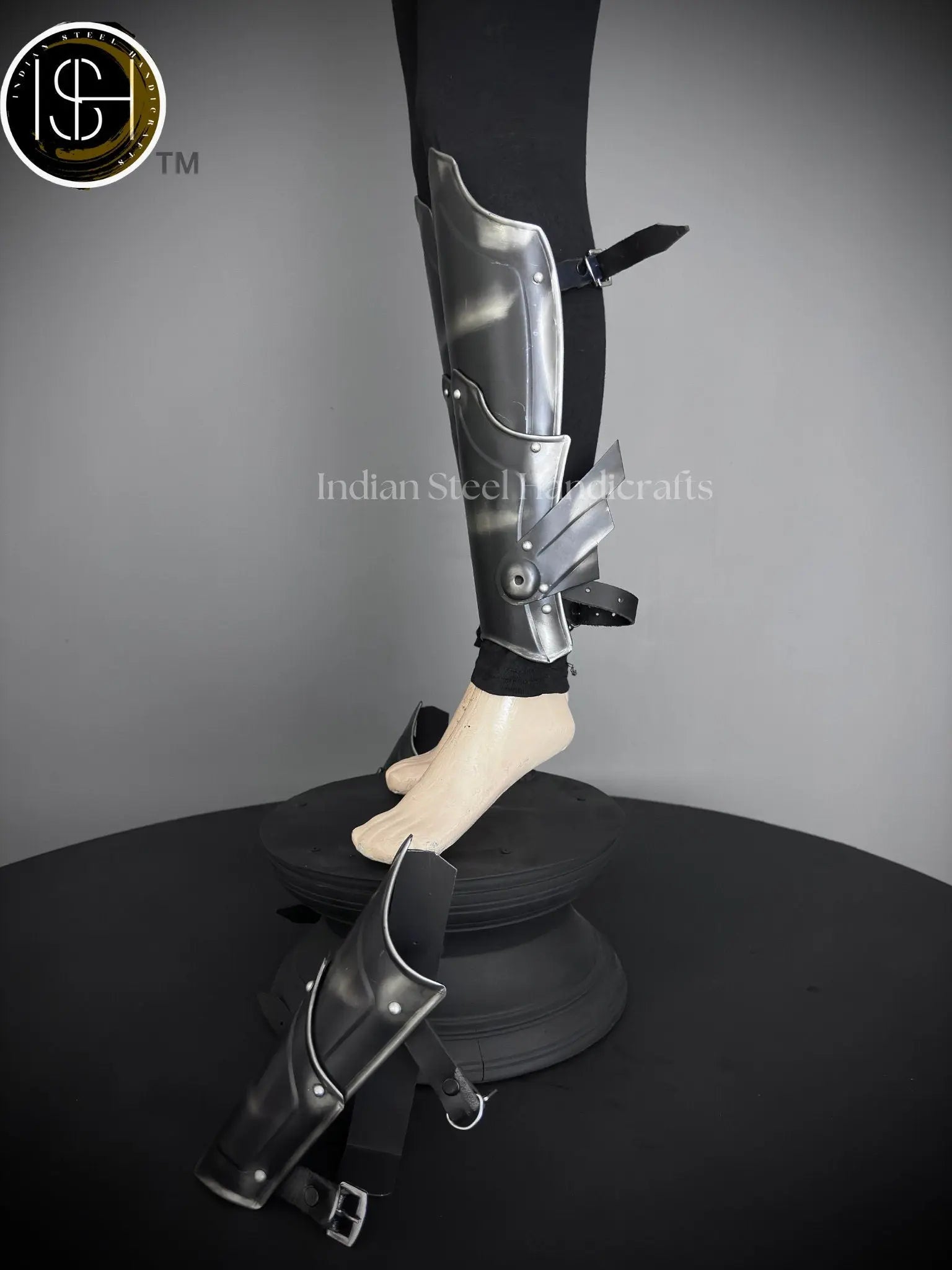 Medieval Knight leg Armor, Bracers Armor, Larp Armor, fantasy Armor Cosplay Armor, Sca Armor, Gift for Men/Women ISH Collection