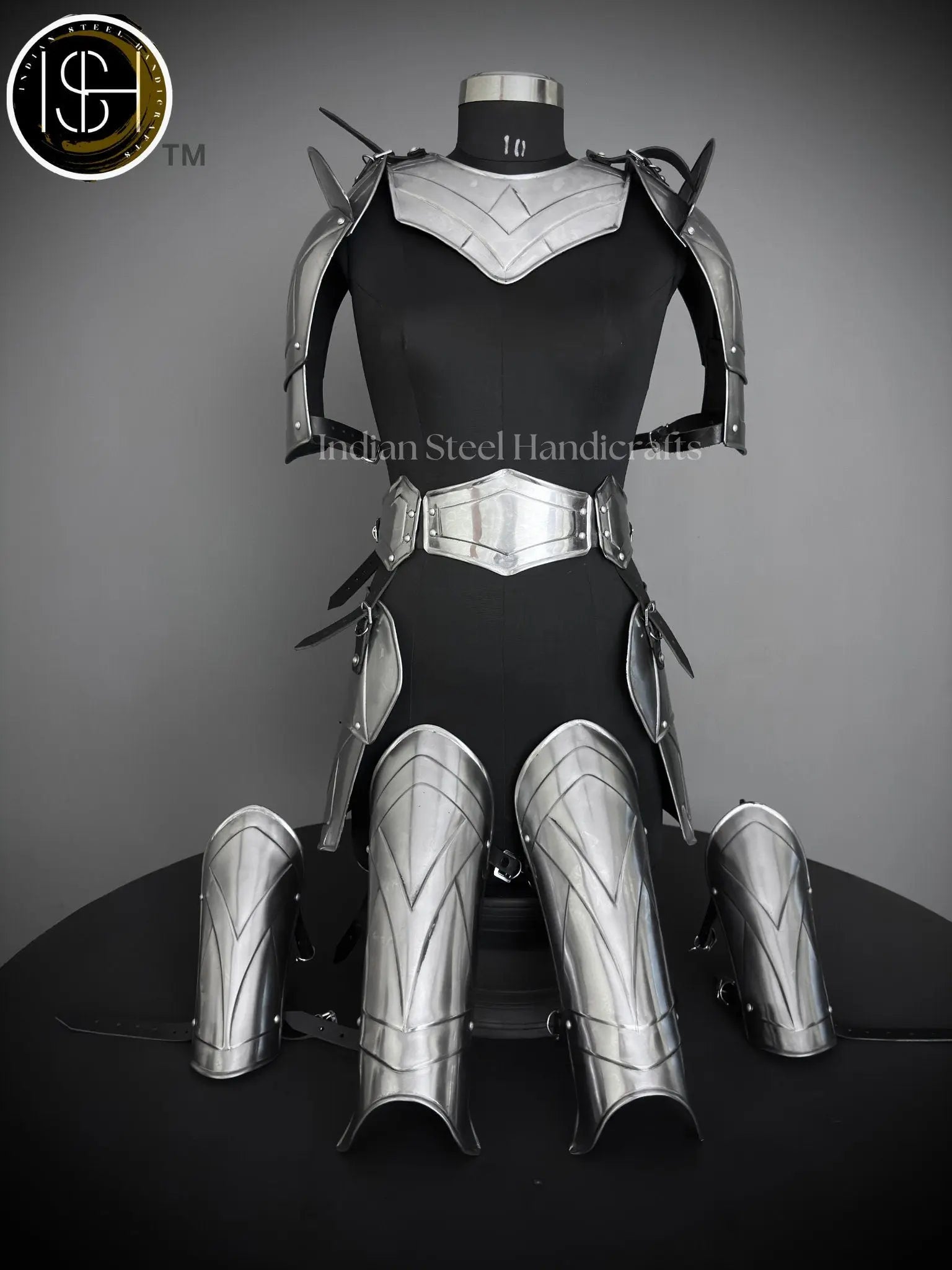 Brave Lady Medieval Armor Set: 20 Gauge Steel, Cosplay LARP Costume