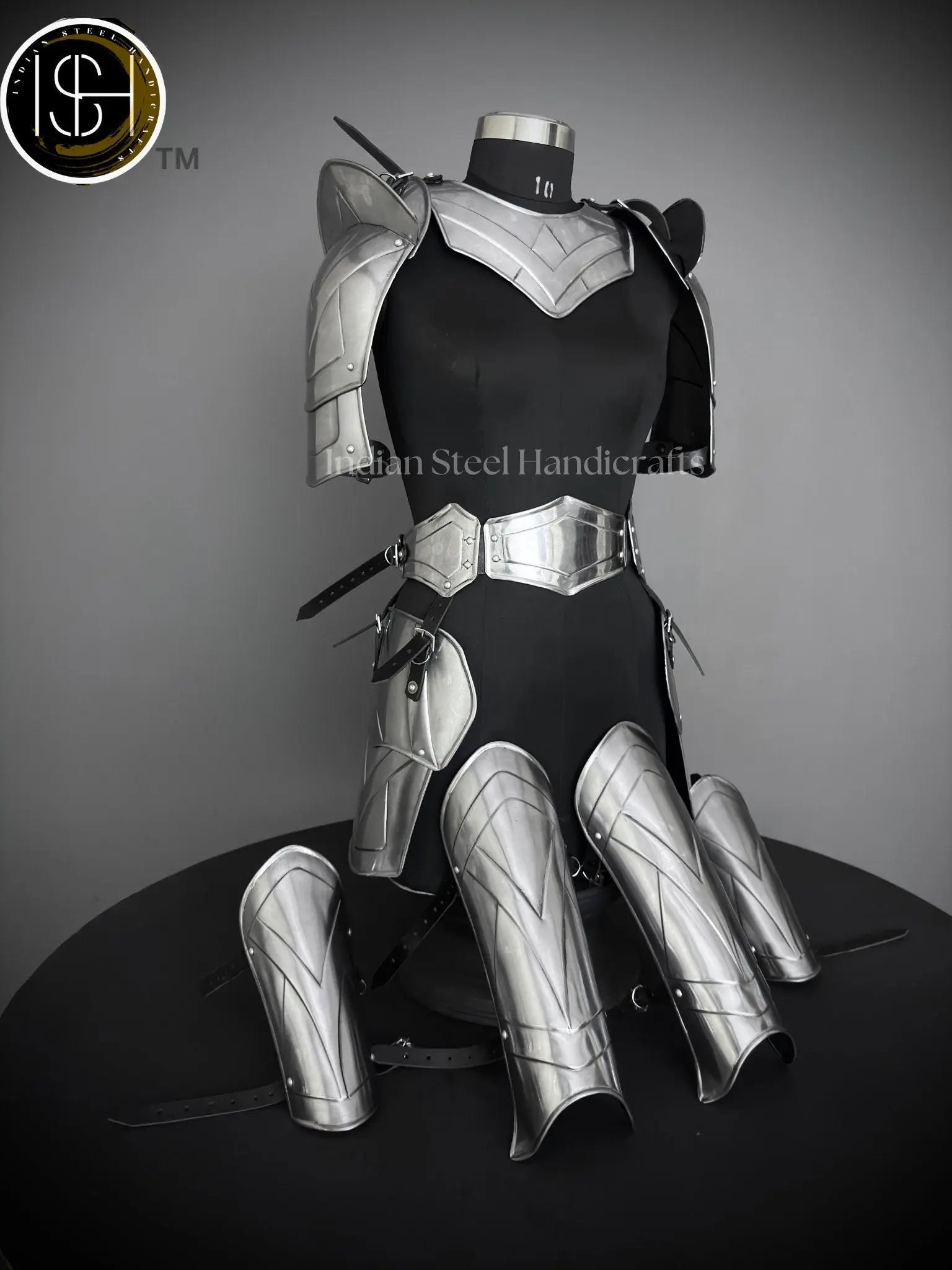 Brave Lady Medieval Armor Set: 20 Gauge Steel, Cosplay LARP Costume