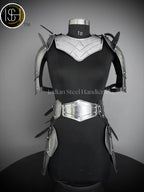 Brave Lady Medieval Armor Set: 20 Gauge Steel, Cosplay LARP Costume
